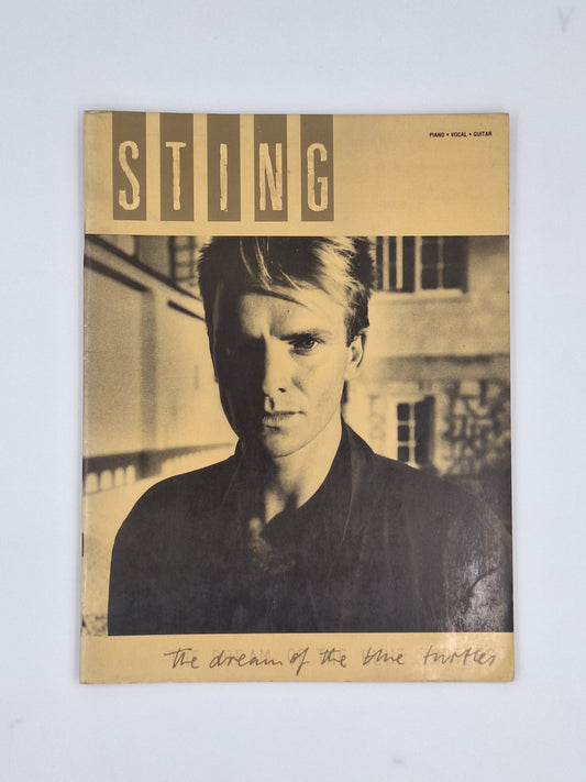 Sting – The Dream Of The Blue Turtles | Songbook (Piano, Vocal, Guitar)