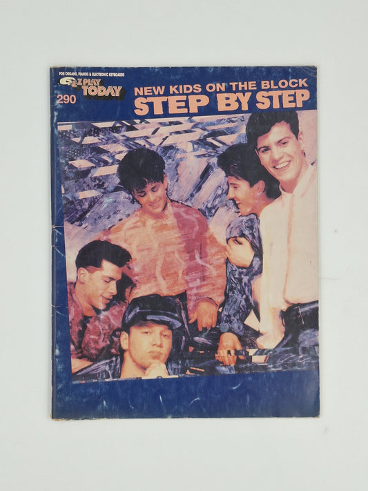 New Kids on the Block – "Step by Step" Easy Piano/Vocal Music Book