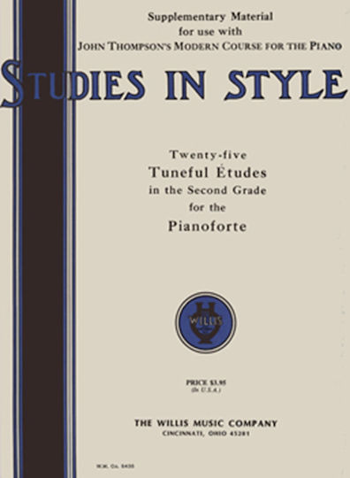 Willis Music Thompson - Studies In Style Παρτιτούρα για Πιάνο