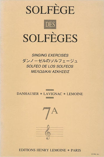 Henry Lemoine Solfege Des Solfeges Βιβλίο Θεωρίας Vol.7A