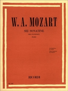 W.a.mozart Sei Sonatine Per Pianoforte Εκδόσεις Ricordi